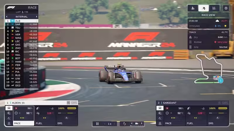 Gameplay F1 Manager 2024 HartBrown