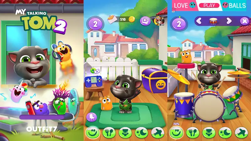 Gameplay My Talking Tom 2 Mobile Gaming HartBrown