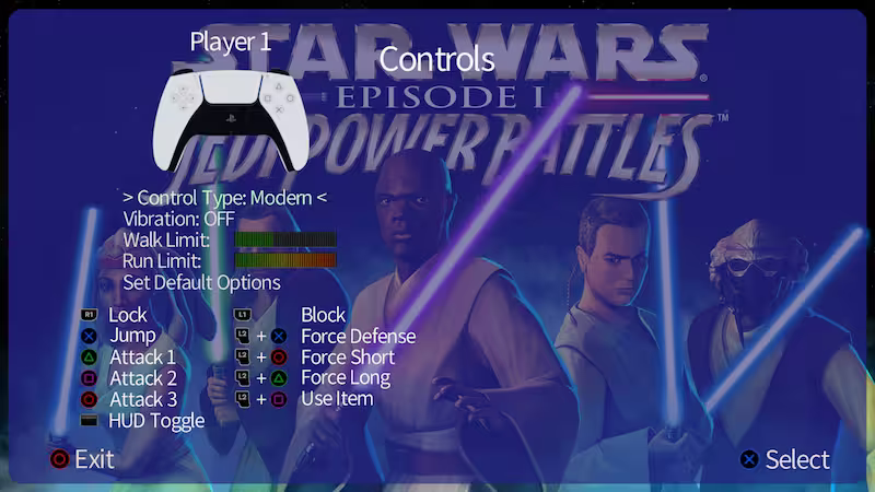 New Player Controller Star Wars Episode 1 HartBrown