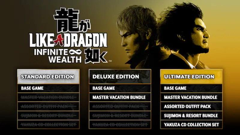Spesifikasi Like a Dragon Infinite Wealth HartBrown