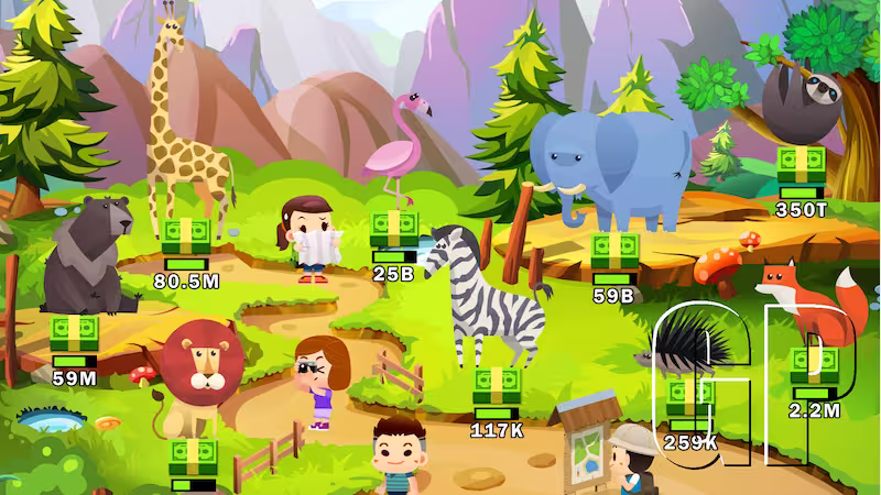 Gameplay Idle Zoo Tycoon 3D HartBrown