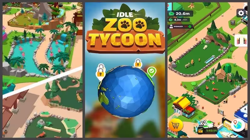 Review Idle Zoo Tycoon 3D HartBrown