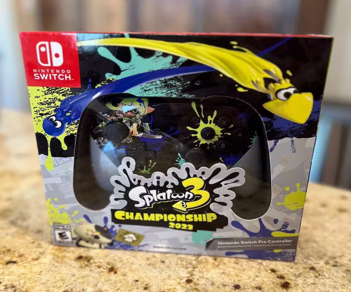 Splatoon 3 Controller HartBrown