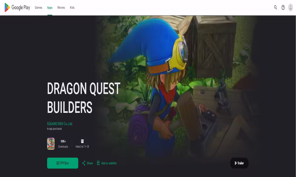 Dragon Quest Builder Mobile HartBrown