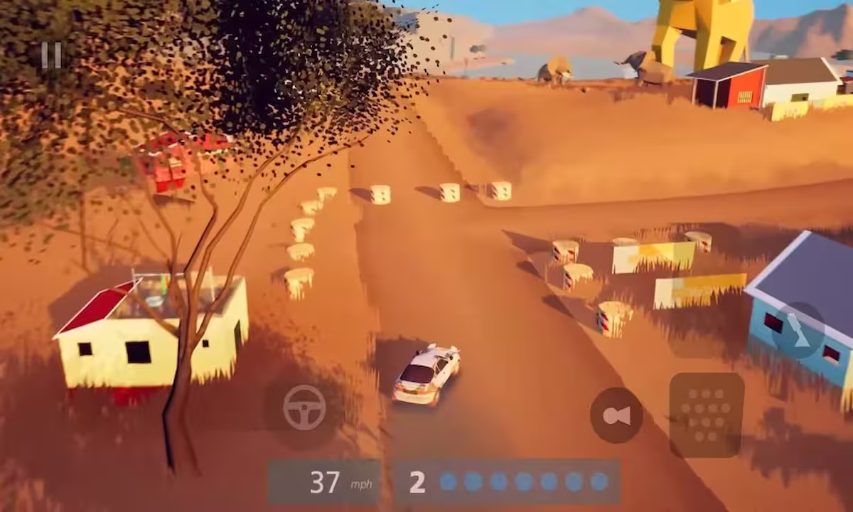 Gameplay Art of Rally HartBrown