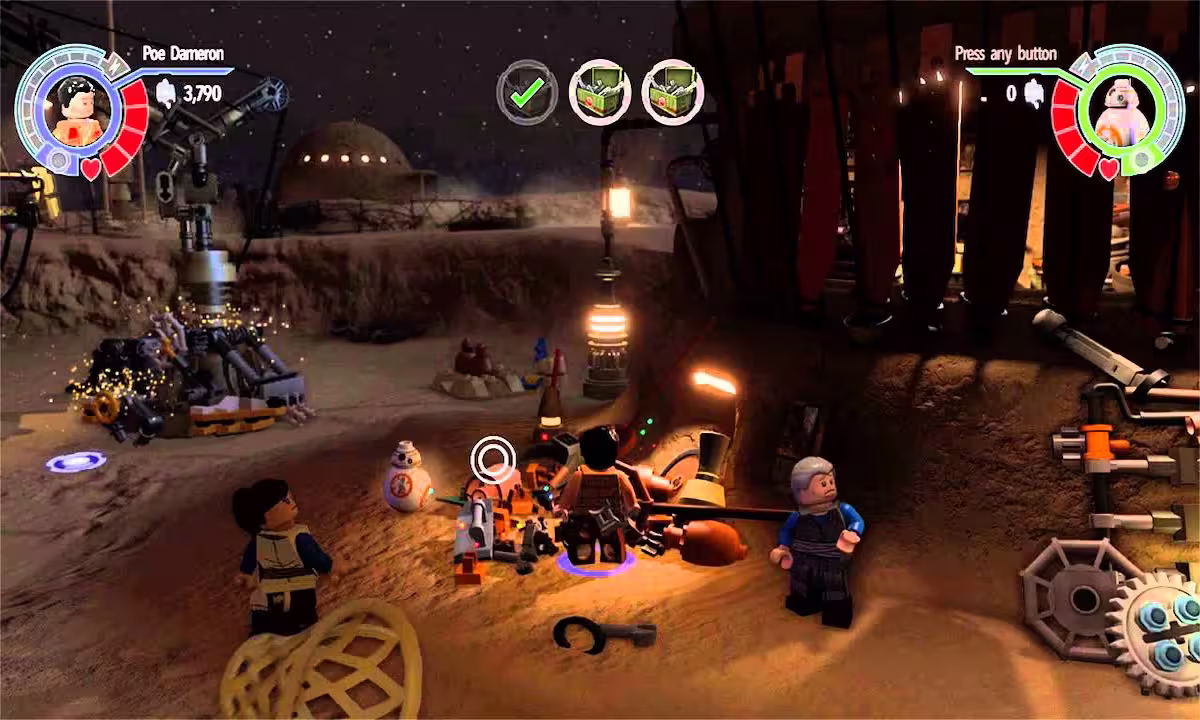 Gameplay Lego Star Wars The Force Awakens hartBrown