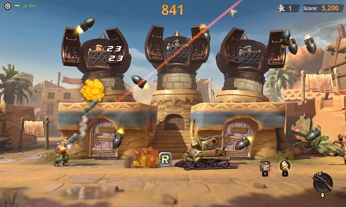 Gameplay Metal Slug Awakening HartBrown