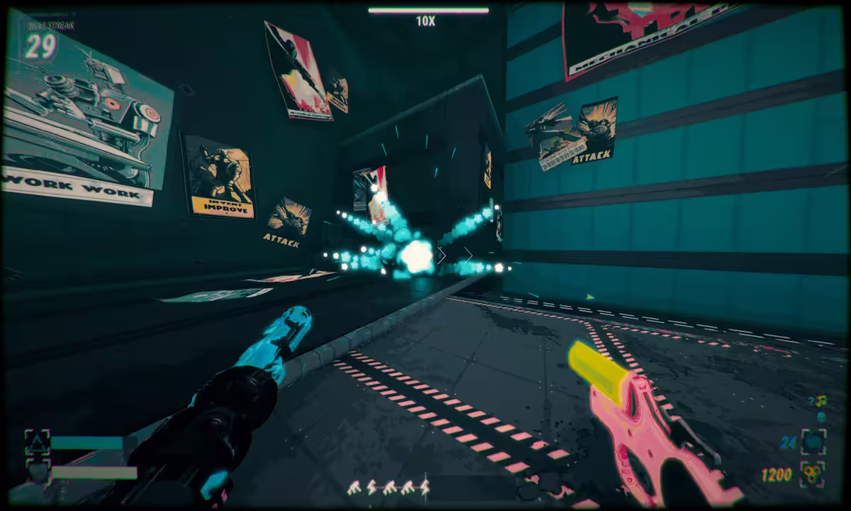 Gameplay Robobeat Shoot to the Rhythm HartBrown