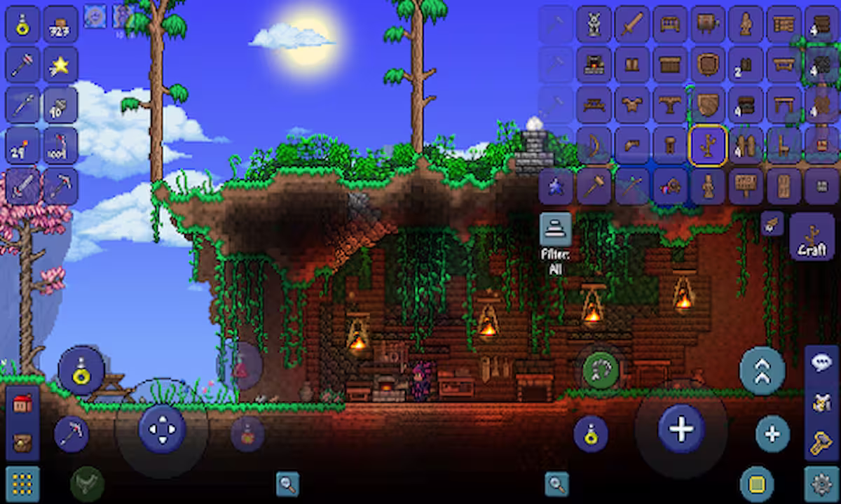 Gameplay Terraria Mobile HartBrown