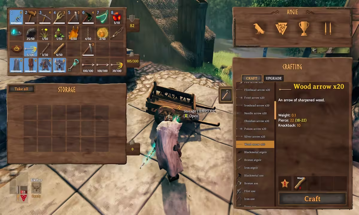 Specs Valheim Early Access HartBrown