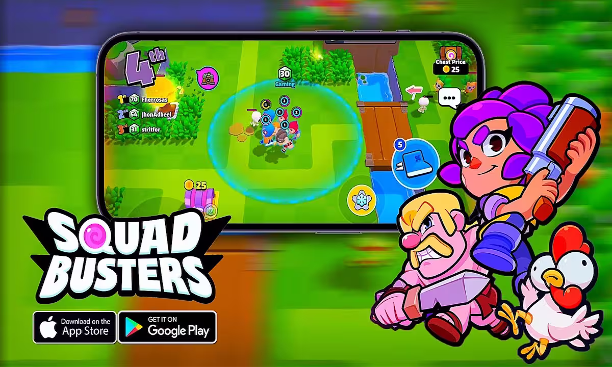 Squad Busters mobile HartBrown