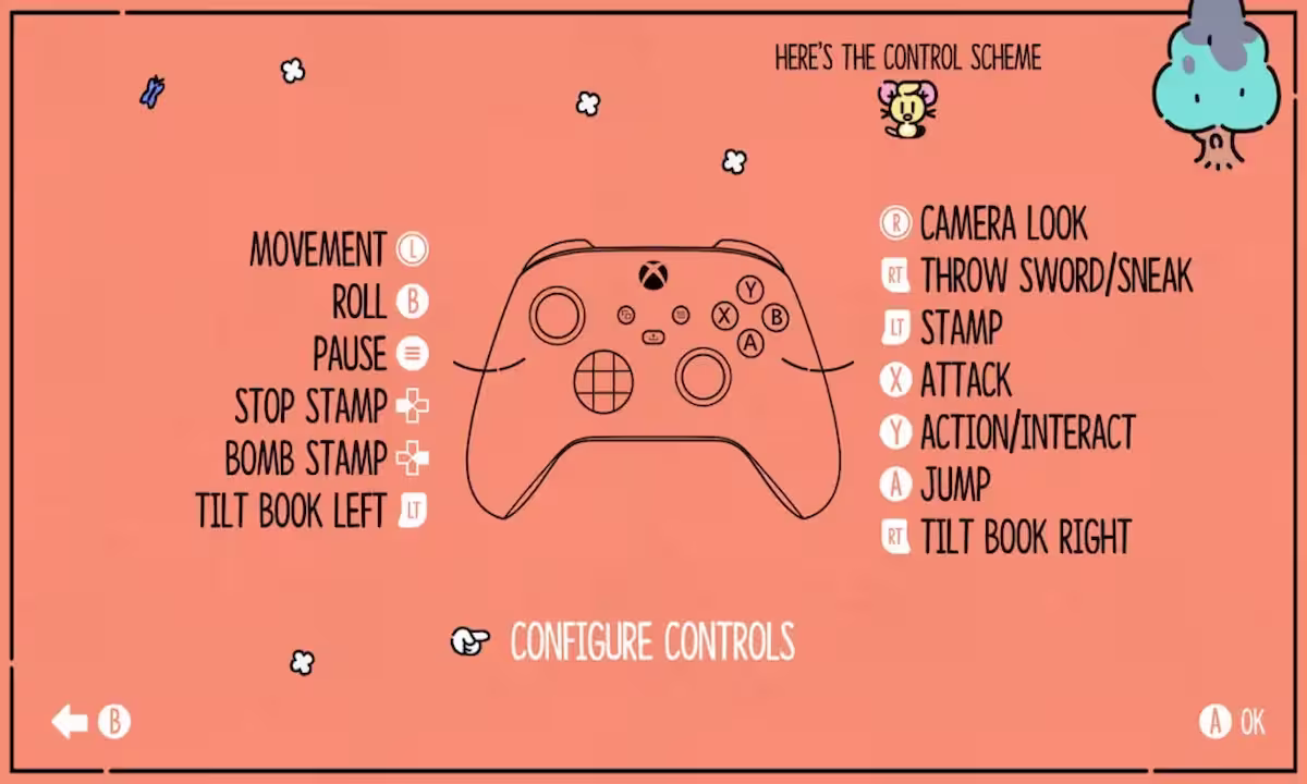 The Plucky Squire Controller HartBrown